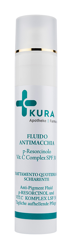 FLUIDO ANTIMACCHIA p-Resorcinolo , VIT.C COMPLEX SPF 30