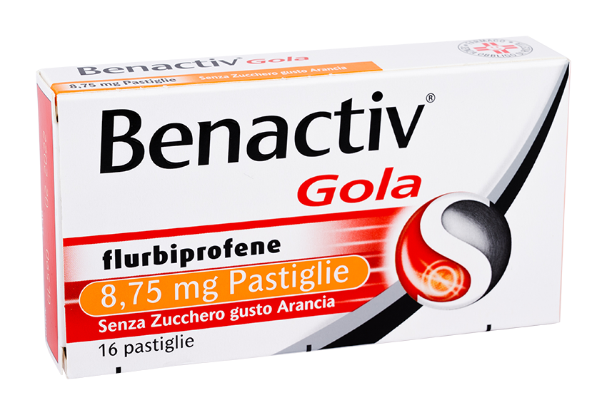 BENACTIV GOLA PASTIGLIE ARANCIA SENZA ZUCCHERO